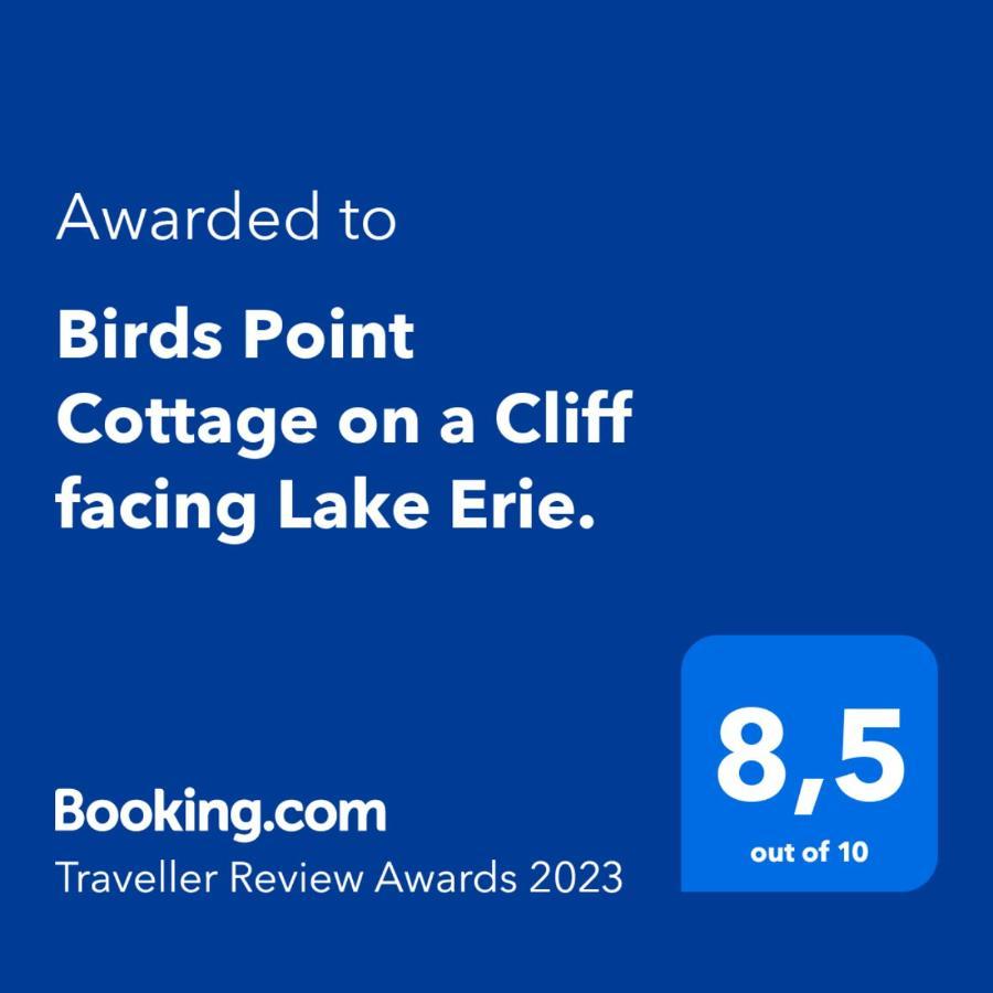 Birds Point Cottage On A Cliff Facing Lake Erie. Wheatley Екстер'єр фото